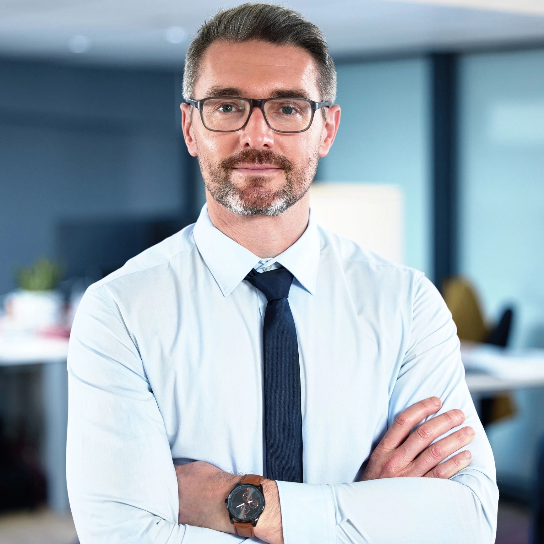 Headshot of a professional project lead
